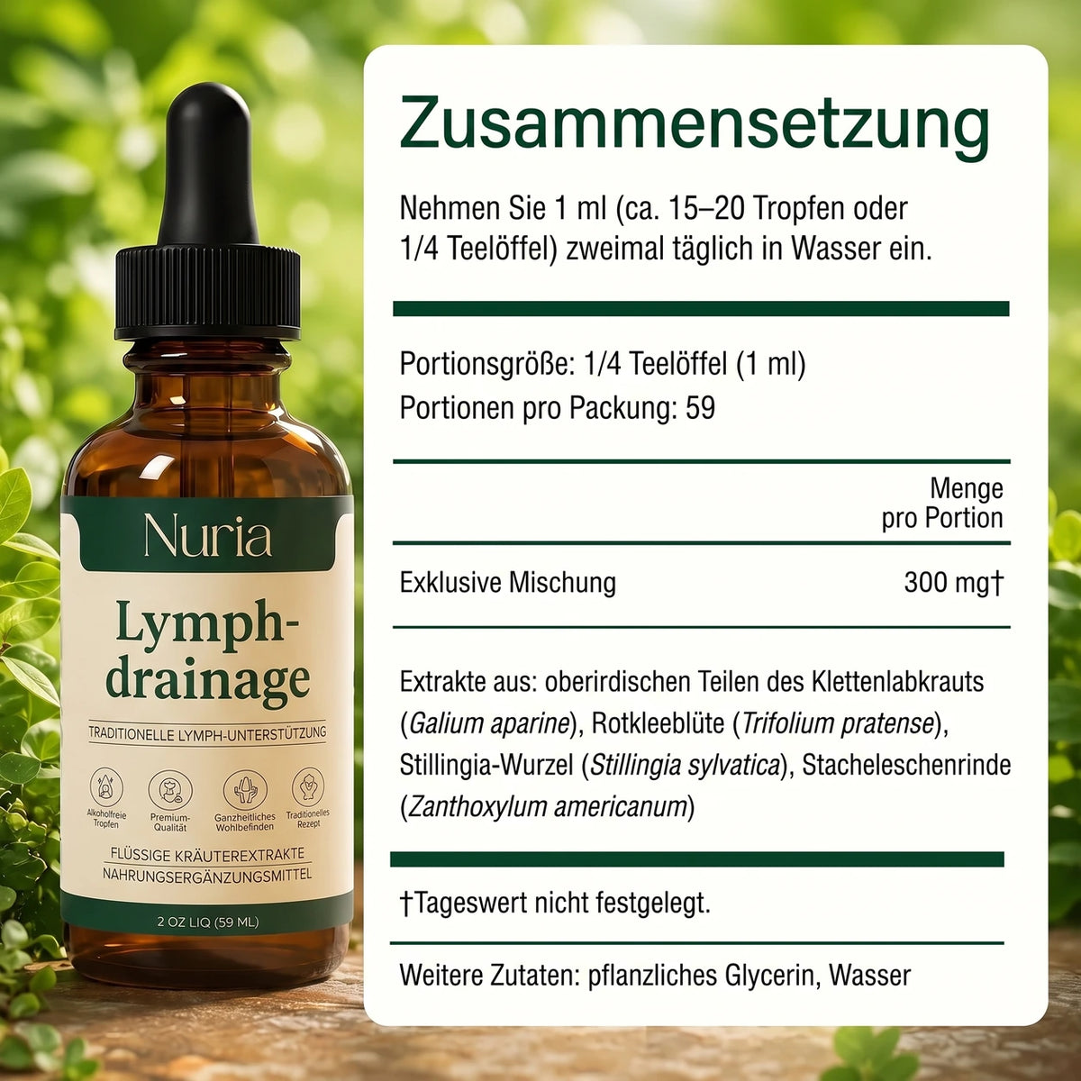 Nuria Lymphdrainage – Natürliche Tropfen