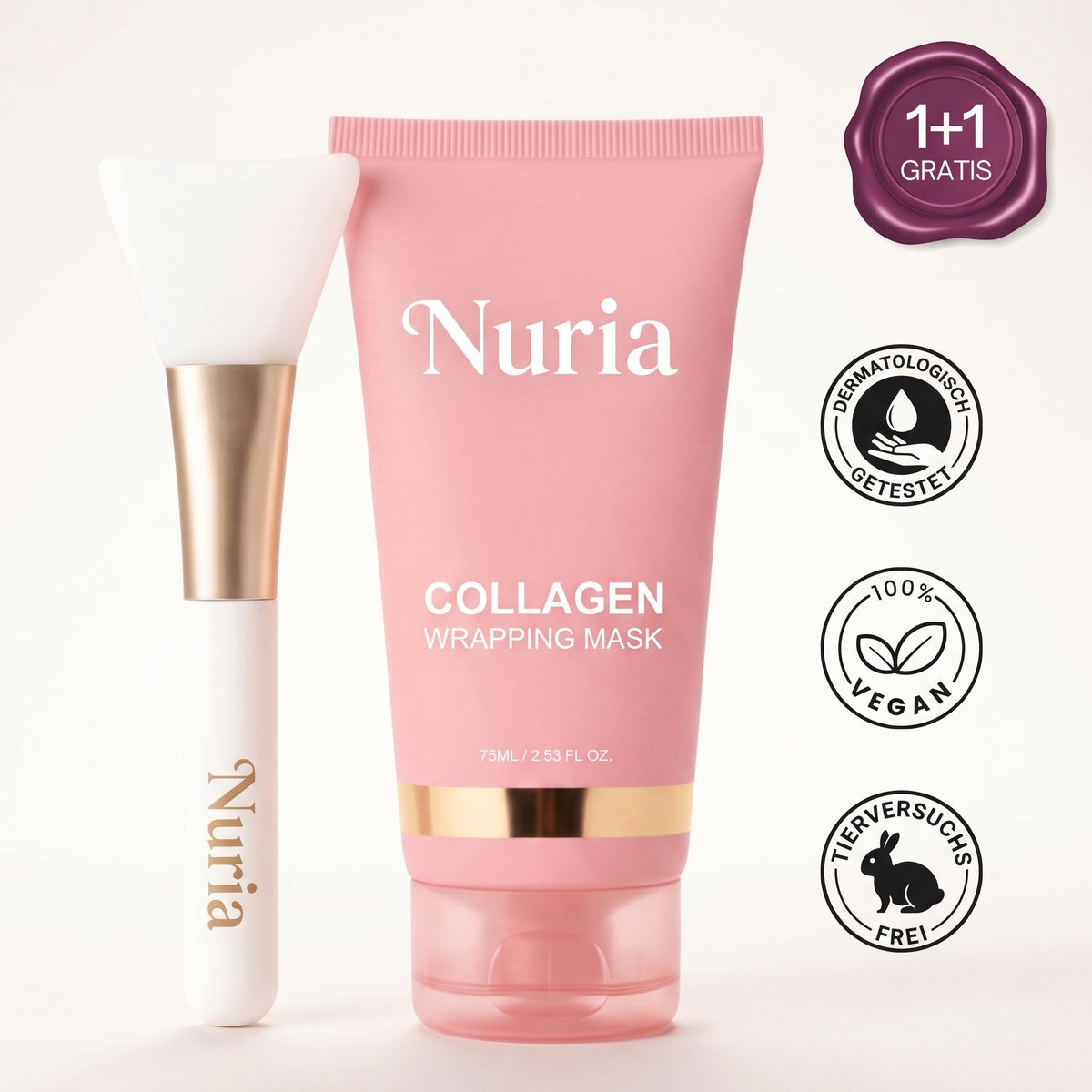 Bio-Kollagen-Maske + Pinsel