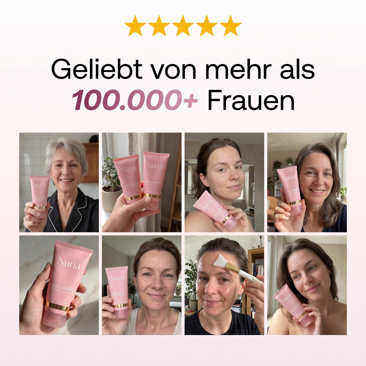 Bio-Kollagen-Maske + Pinsel