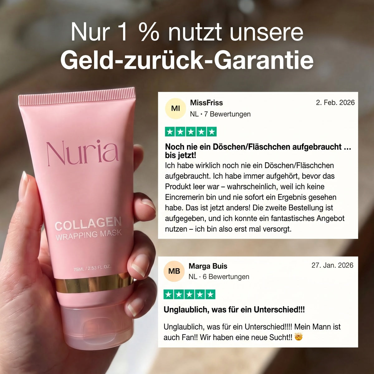 Bio-Kollagen-Maske + Pinsel